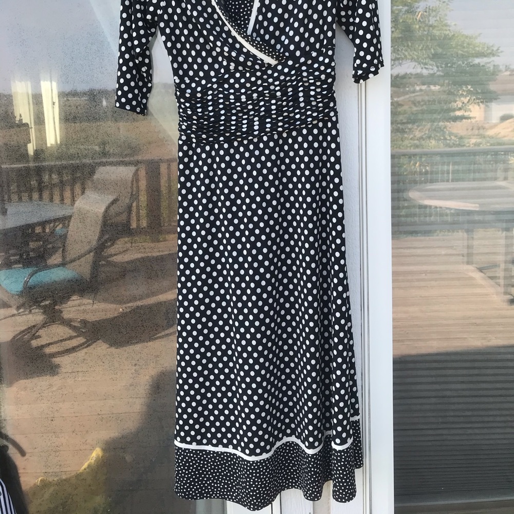 Black and White polka dot dress
